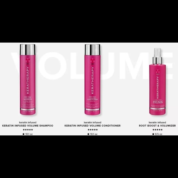 NEW, FRESH - KERATHERAPY Keratin VOLUME Set. - Picture 2 of 4